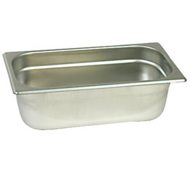 Gastronorm stainless steel food containers and pans
