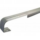 kitchen worktop butt joint, 40mm high, bright silver aluminium