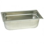 1/3 Gastronorm BA13150 stainless steel food containers and pan