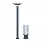 fmk710ss table leg 710 mm high, ø 60 mm - stainless steel coloured