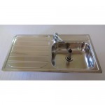 htm64 inset sink and drainer stainless steel drainer hand-right hand