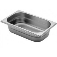 1/4 Gastronorm BA14100 stainless steel food containers and pan