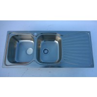 Pyramis double sink and drainer
