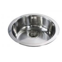 cda kr21 stainless steel single round bowl sink
