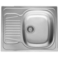 pyramis sparta (62x50) 1d single bowl compact sink - stainless steel